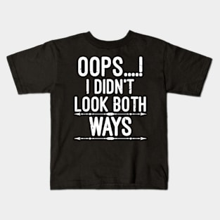 Road Crossing Funny Kids T-Shirt